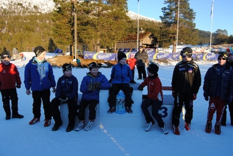 Deltakarar i yngste klasse. Foto: Sissel Svarstad