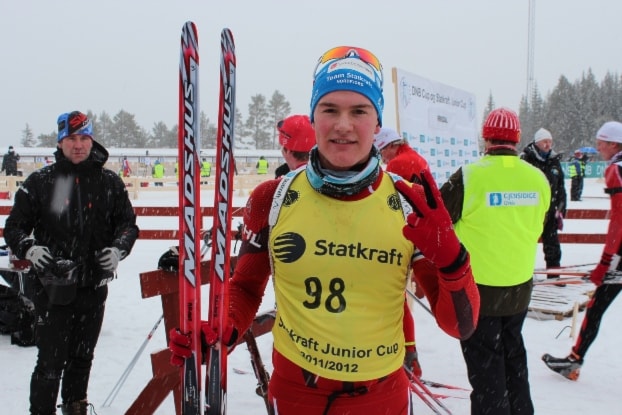 Johan Eirk Meland under NC Orkdal 11.02.2012. Foto: Rune Tryggestad