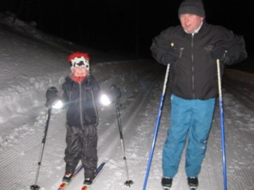 Store og små kosar seg i skisporet!