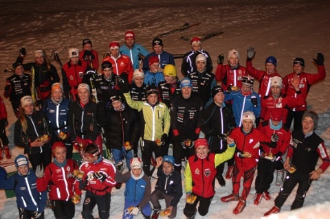 Fellestrening 3. januar. Foto: TSN