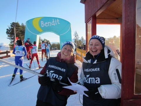 I målområdet. Foto: Therese Dispen