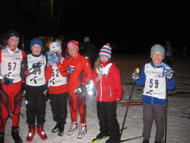 Marius Olsen, Nagnus Midthjell Gjørven, Sigurd Fotland Fænn,  VegardLødøen Flo, Maren Heggdal Olsen, Fredrik Nesje lindvik.Foto: Margunn Hjelmeset