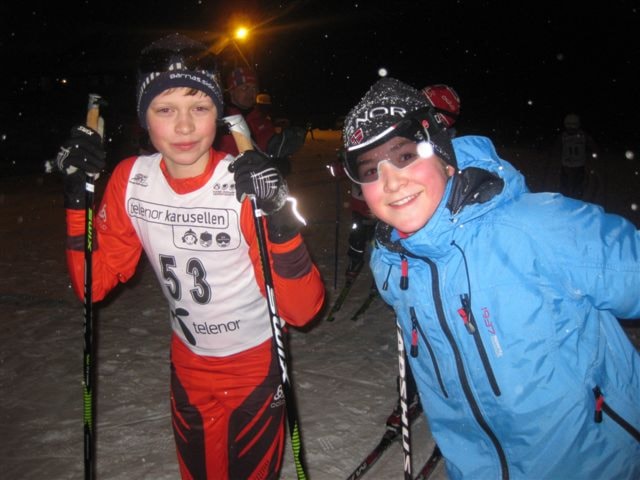 Marius Olsen og Aksel M. Meland. Foto: Sigbjørn Kirkeeide