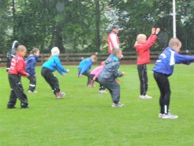 Under trening. Foto: Margunn Hjelmeset