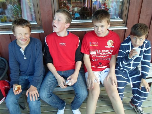 Pause i samlinga. Foto: Margunn Hjelmeset