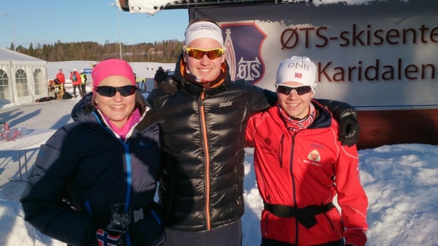 Sogn og Fjordane I vart nr 8 i NM blanda stafett. Foto: TSN