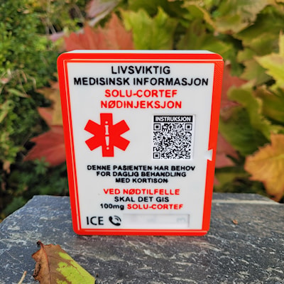 Boks til Solu-cortef-injeksjon