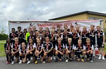 Fantastiske opplevelser for mange Stoppen spillere på Sandar cup i helgen