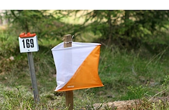 Kart med løyper fra sommer kretsleir