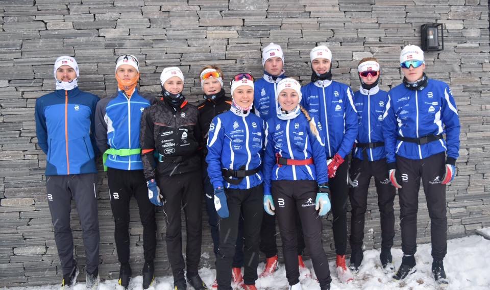Løpere i Ringkollen Skiklubb