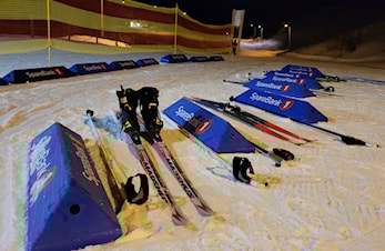 Trippelrenn 4 på Svea - fristil/skibytte