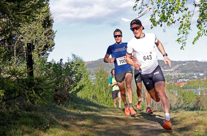 Morten Eide Pedersen vant foran Kjartan Helland