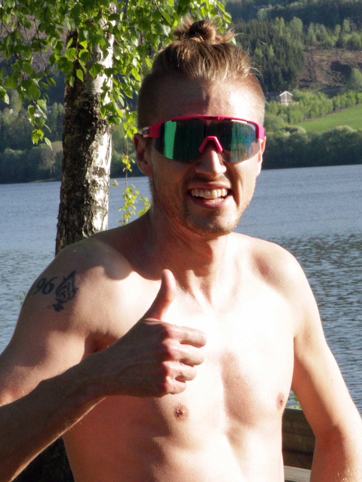 Elmer Mulleri Skalle godt fornøyd med virtuell seier.