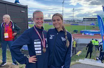1.dag av friidretts NM på Jessheim - Bronse til Nora på 400mhk