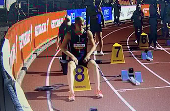 1.dag av NM - semifinaler på 100m for Kristoffer og Carl Henrik