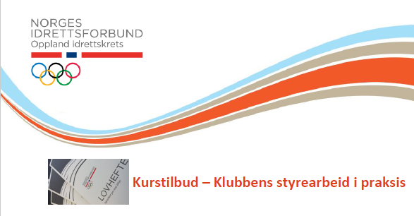 Kurstilbud – Klubbens styrearbeid i praksis