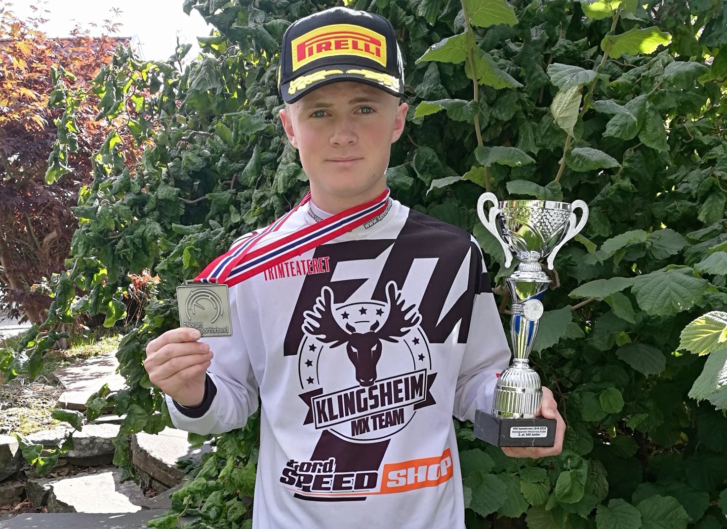 NM Sølv i MX Junior 125 til Vetle Olsen