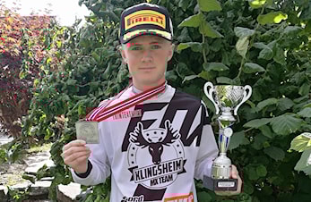 NM Sølv i MX Junior 125 til Vetle Olsen