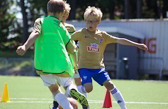 Høy kvalitet på ukens fotballskole