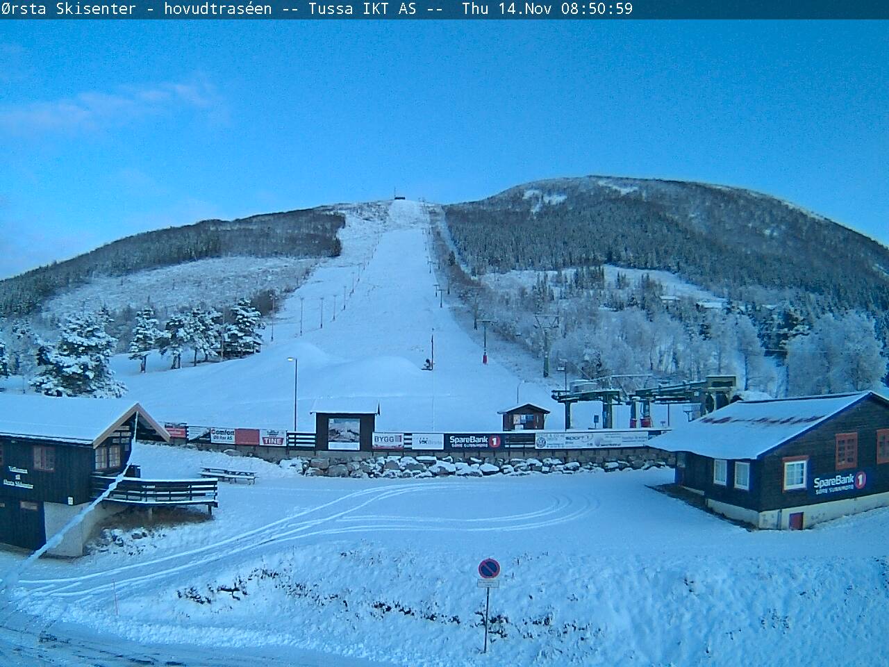 Nysnø. Det nermar seg...