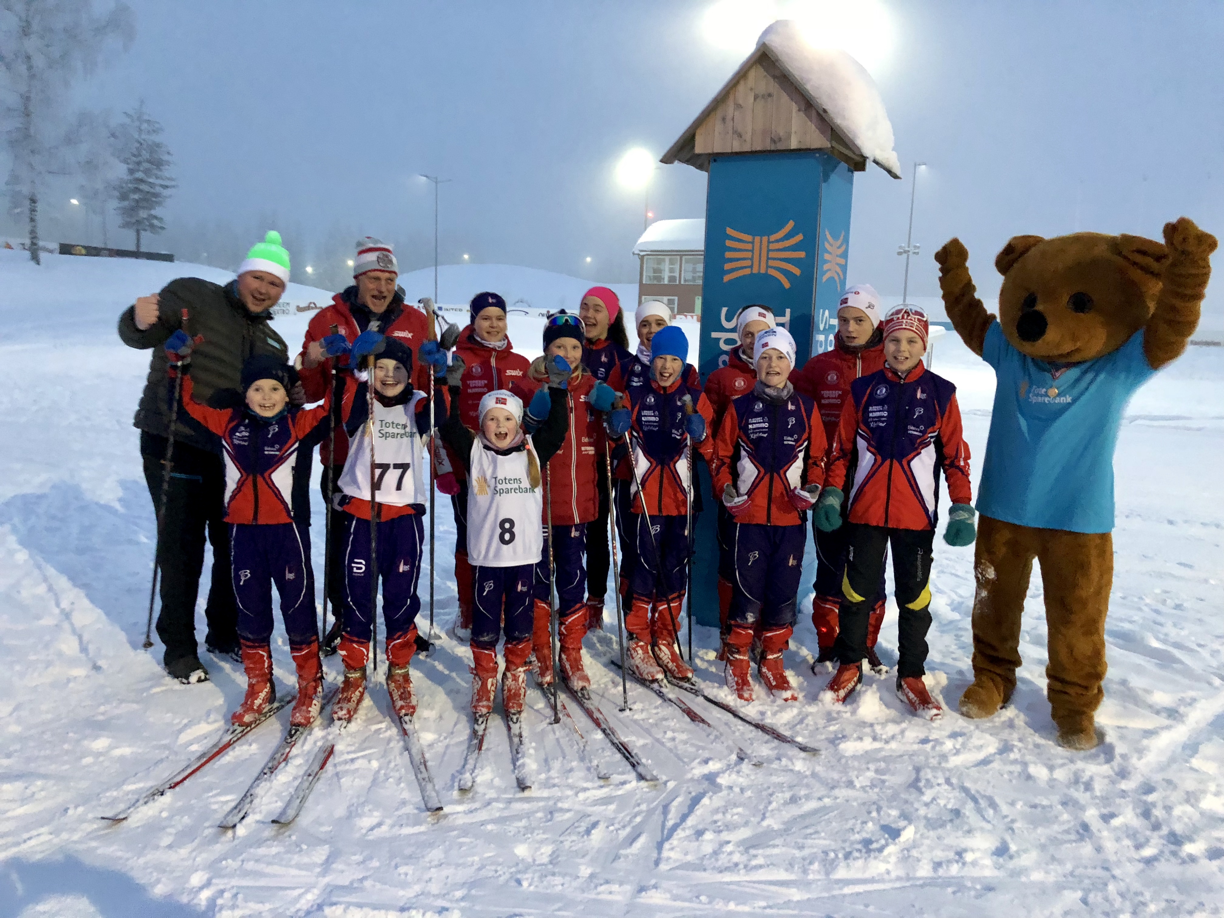 Åpent klubbrenn med besøk fra Totenbanken