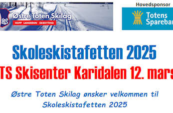 Skoleskistafetten 12. mars 2025