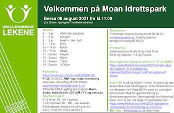 Velkommen til Orkla Sparebank-lekene 2021