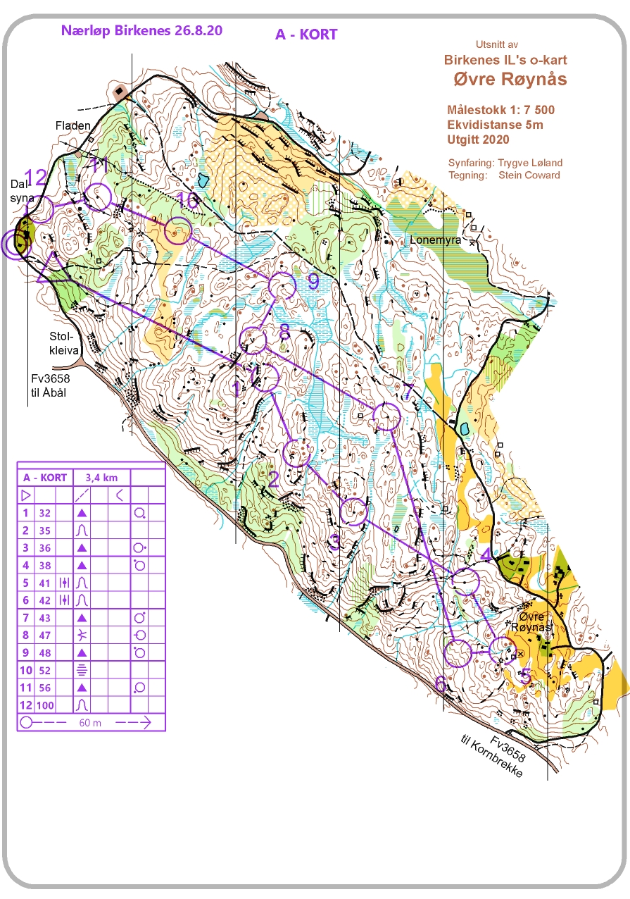 Røynåskartet innvia med nærløp
