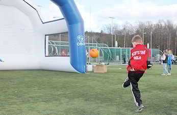 Mye aktiviteter for de minste på OBOS Fornebuløpet