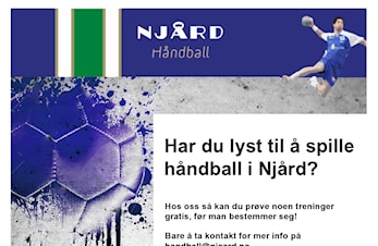 Har du lyst til å spille håndball i Njård?