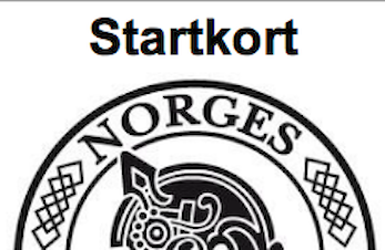 Startkort Norges skytterforbund 2017.