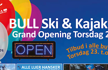 Bull Ski & Kajakk åpner på Røa