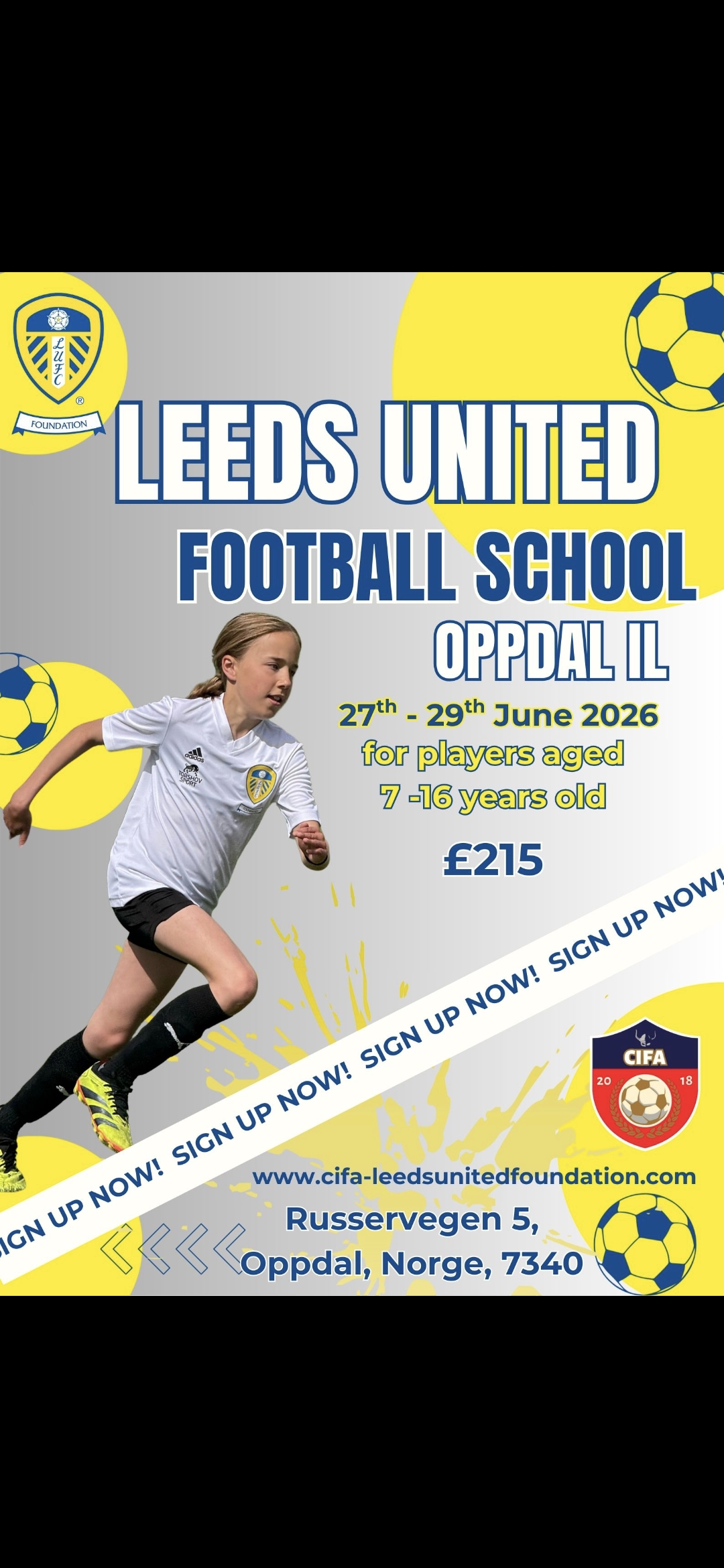 Leeds United Fotball Skole 2026