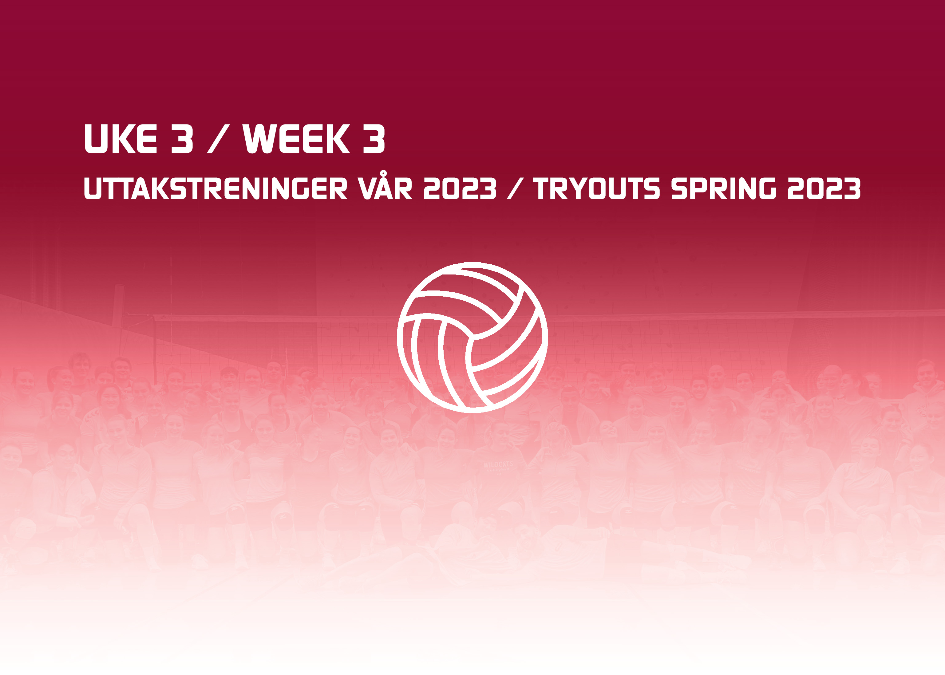 (UKE 3) Oppstart uttakstreninger - Vår 2023 / (WEEK 3) Startup tryouts - Spring 2023