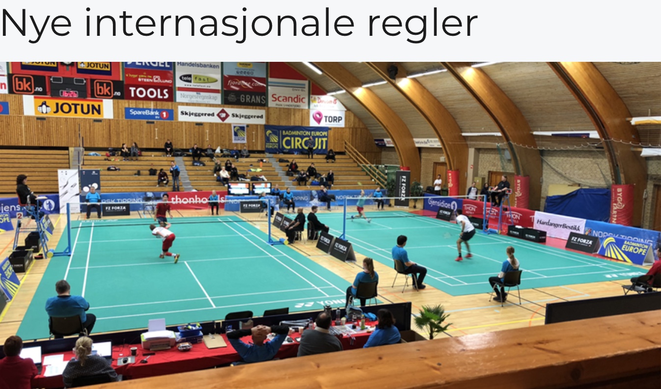 Nye internasjonale regler for serve