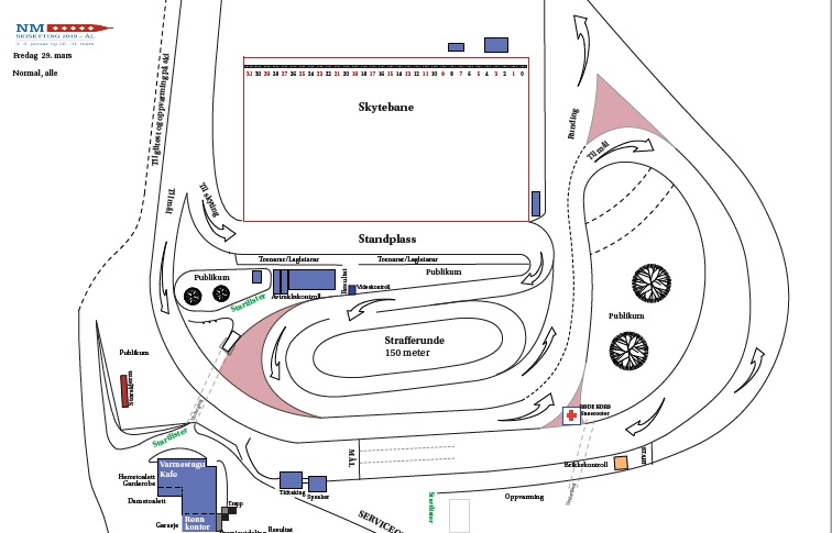 Arenakart er lagt ut