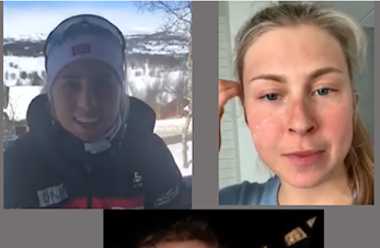 Videohelsing frå Erlend, Tiril og Ingrid