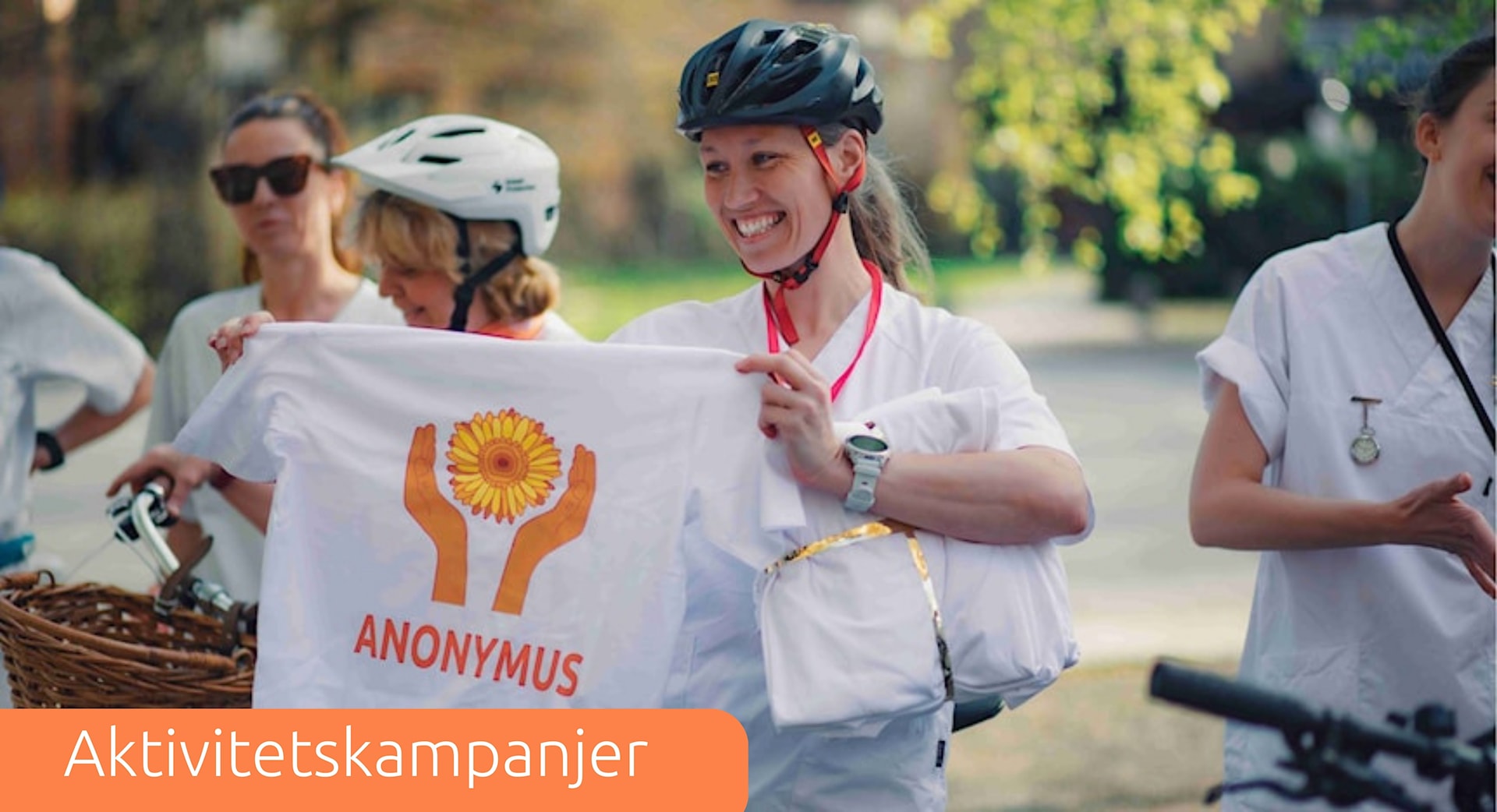 Image of a woman taking a photo.