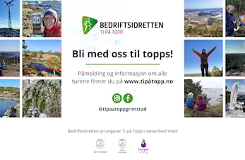 Ti på Topp - Nå også i Grimstad!