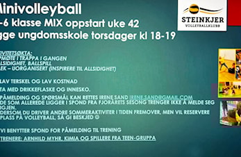 Oppstart forhåpentligvis uke 39