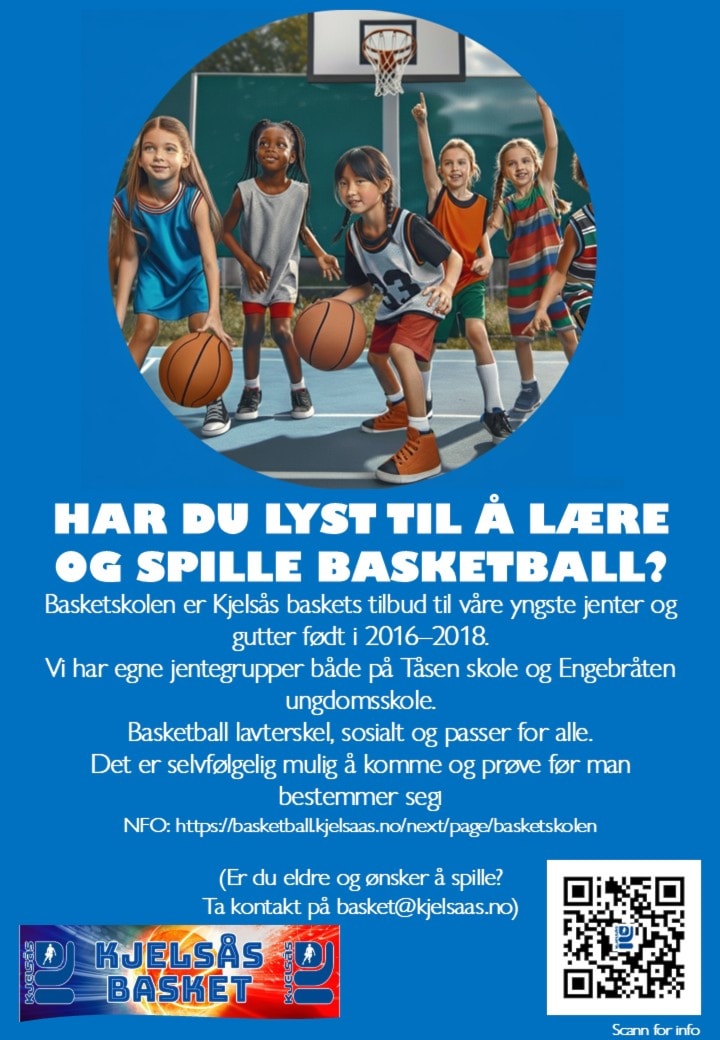 HAR DU LYST TIL Å LÆRE OG SPILLE BASKETBALL