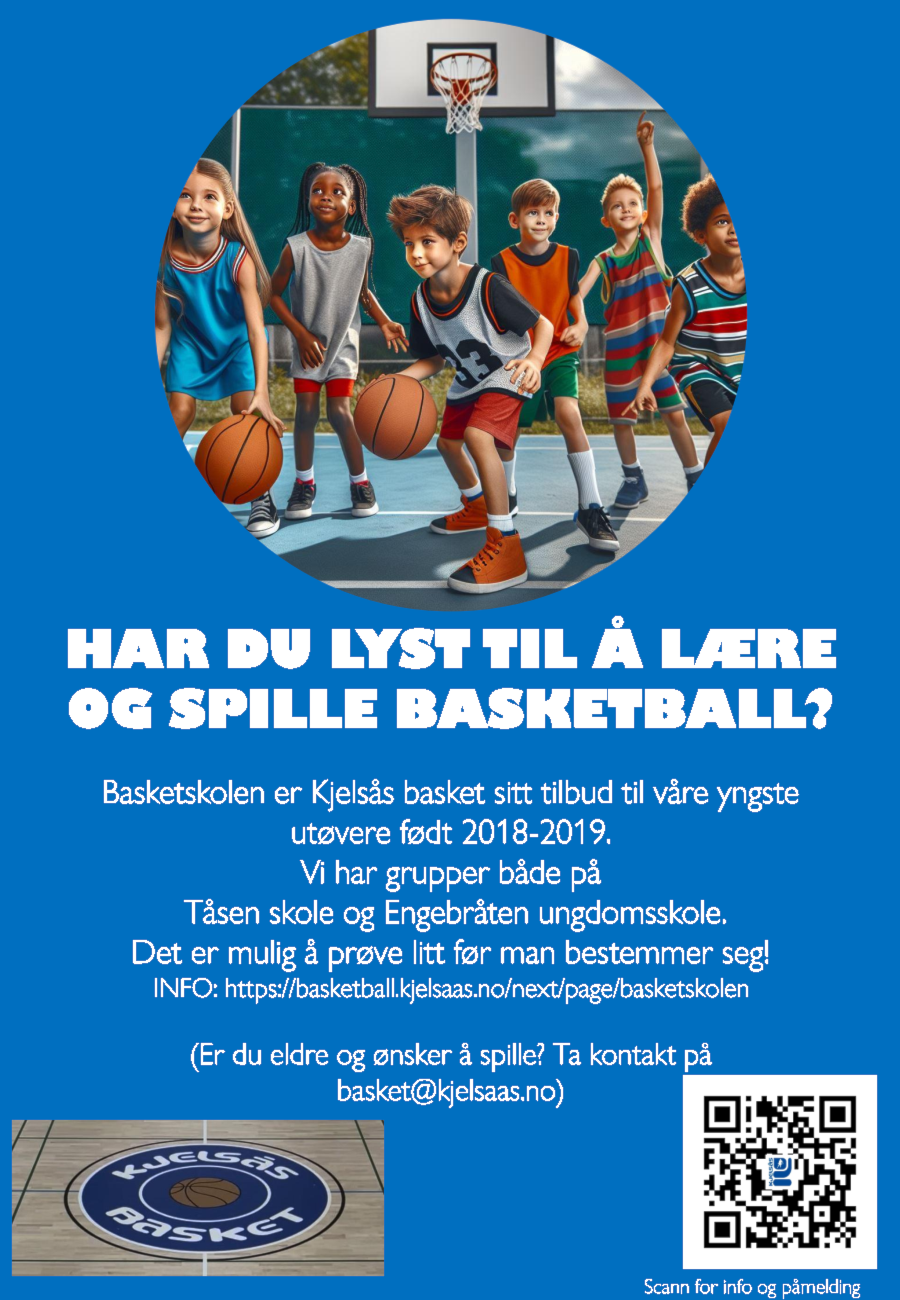 HAR DU LYST TIL Å LÆRE OG SPILLE BASKETBALL