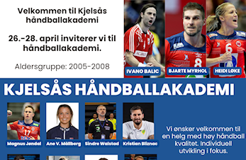 Kjelsås håndballakademi med Ivano Balic, Bjarte Myrhol og Heidi Løke