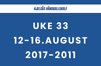 Kjelsås Håndballskole - sommerferien uke 33