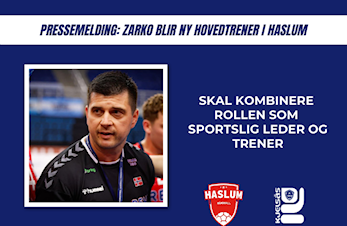 Hovedtrener for Haslum sitt herrelag i REMA 1000-ligaen