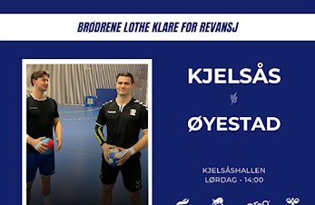 Brødrene Lothe før helgens kamp mot Øyestad