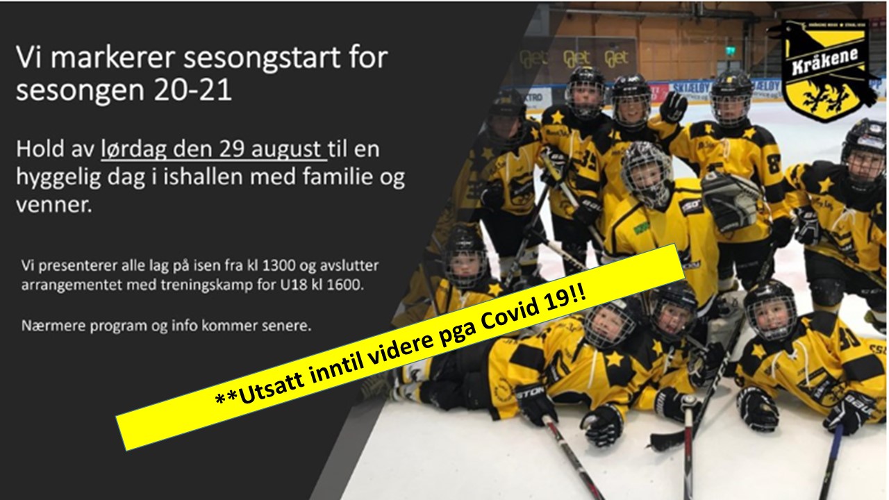 Sesongåpning lørdag 29 august 2020