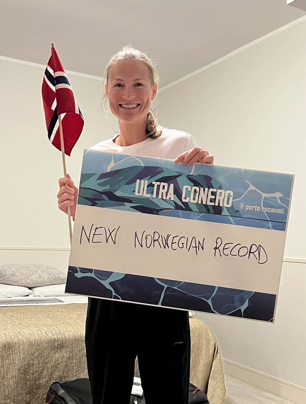 Image for Annette Velde Sande satte ny norsk rekord på 100 km