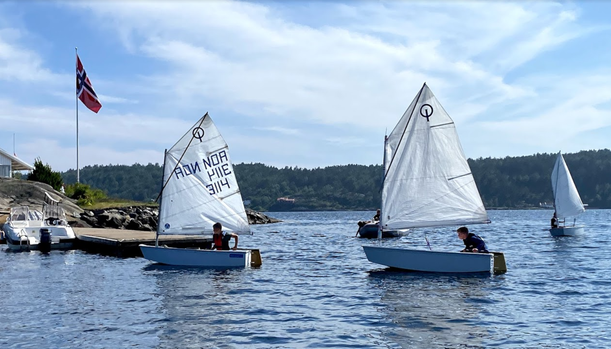 Seiling med optimistjoller - Seilcamp 8-14år