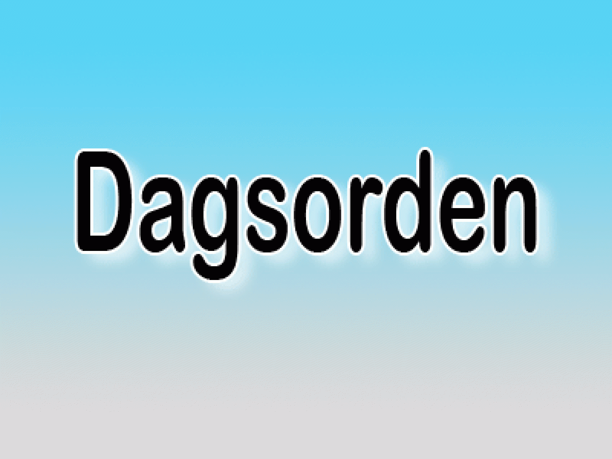 Dagsorden for årsmøtet 2024